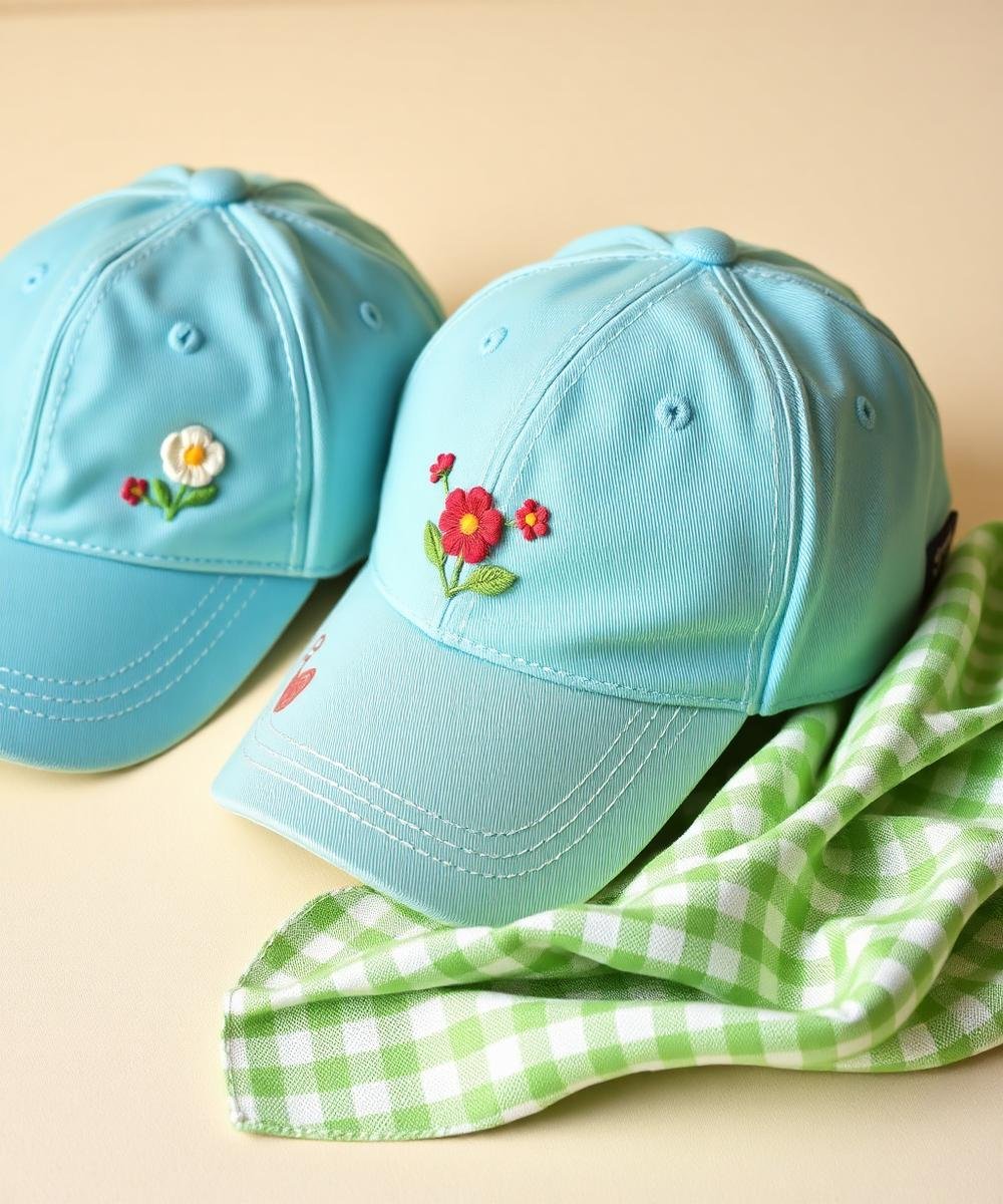 Hand Embroidered Caps